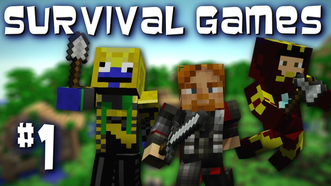 Minecraft: Survival Games w/ Sly, Nova, & Kootra Episode 1 
