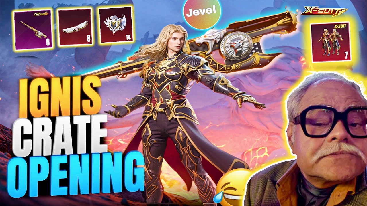 NEW IGNIS X SUIT GUARANTED TRICK  | IGNIS X SUIT CRATE OPENING | LUCKIEST CRATE OPENING EVER 🫨JEVEL