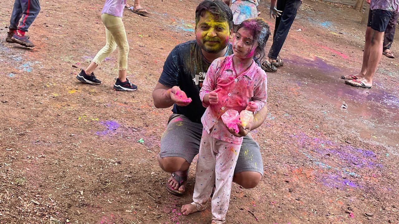 Holi celebrations 🎉 2023 #holi #celebration #colors 🎊🎉