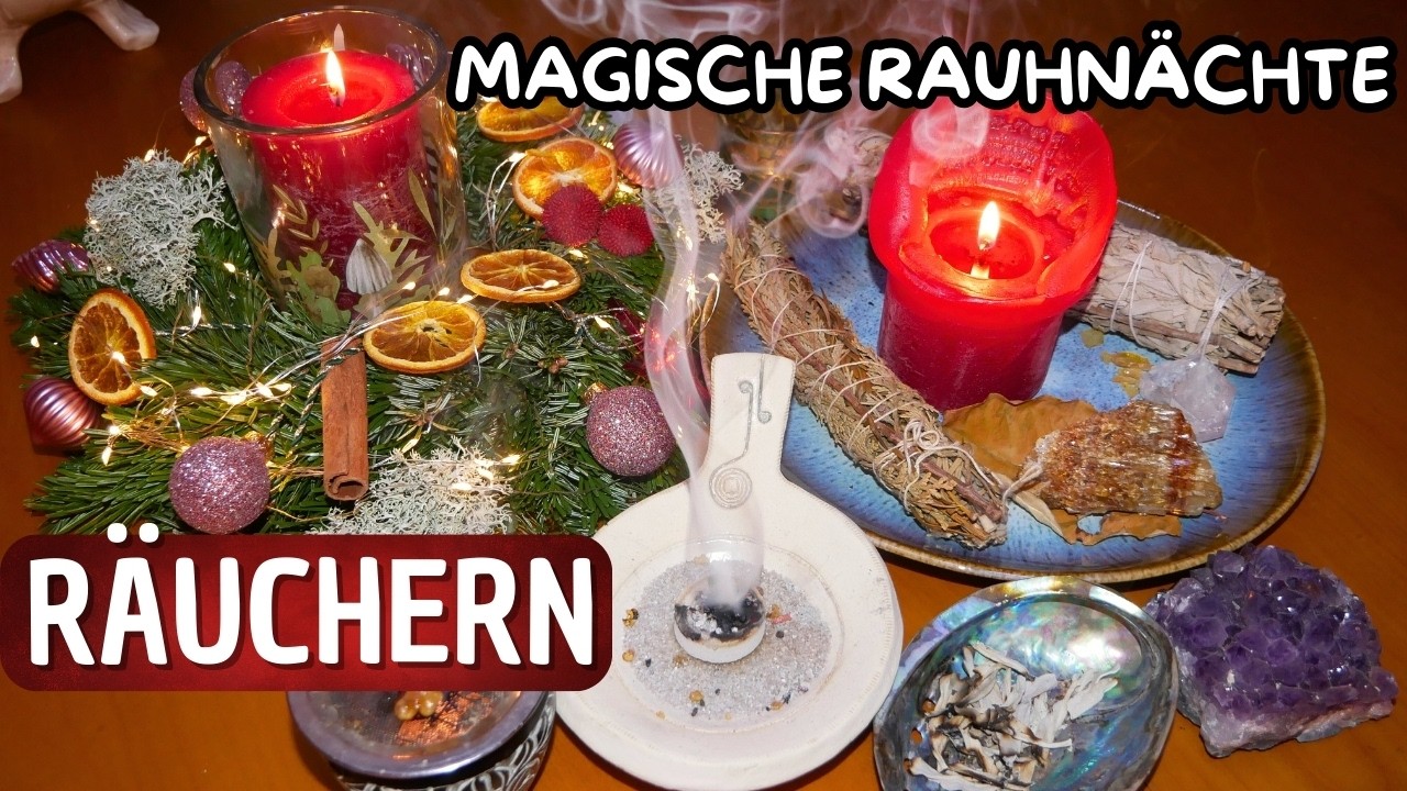 ✨Räuchern in den Rauhnächten: Salbei & Weihrauch für energetische Reinigung