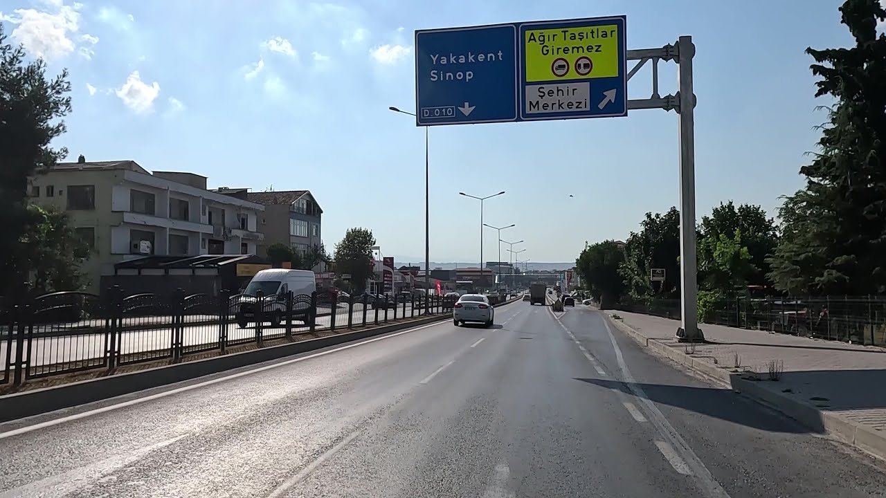 Samsun Bafra'da  Çok Kısa Mesafe Yolculuk