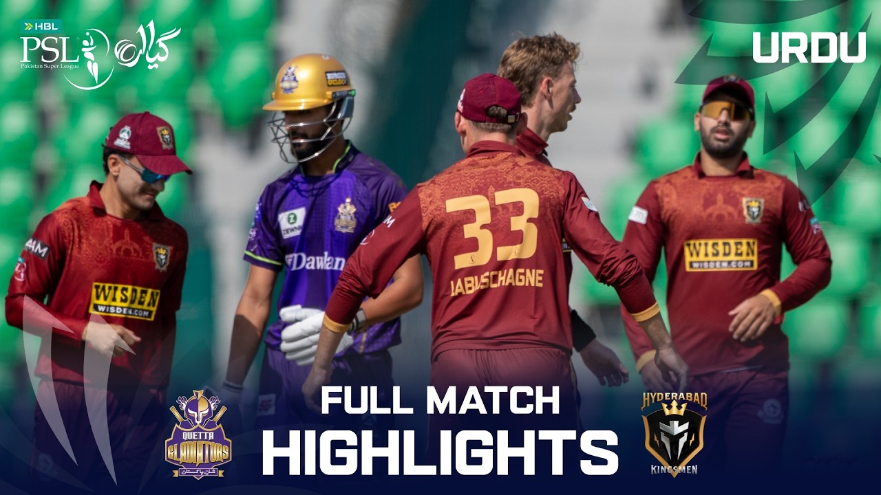 Full Highlights | Quetta Gladiators vs Hyderabad Kingsmen | Urdu | M5 | HBL PSL 11 | MZB1H