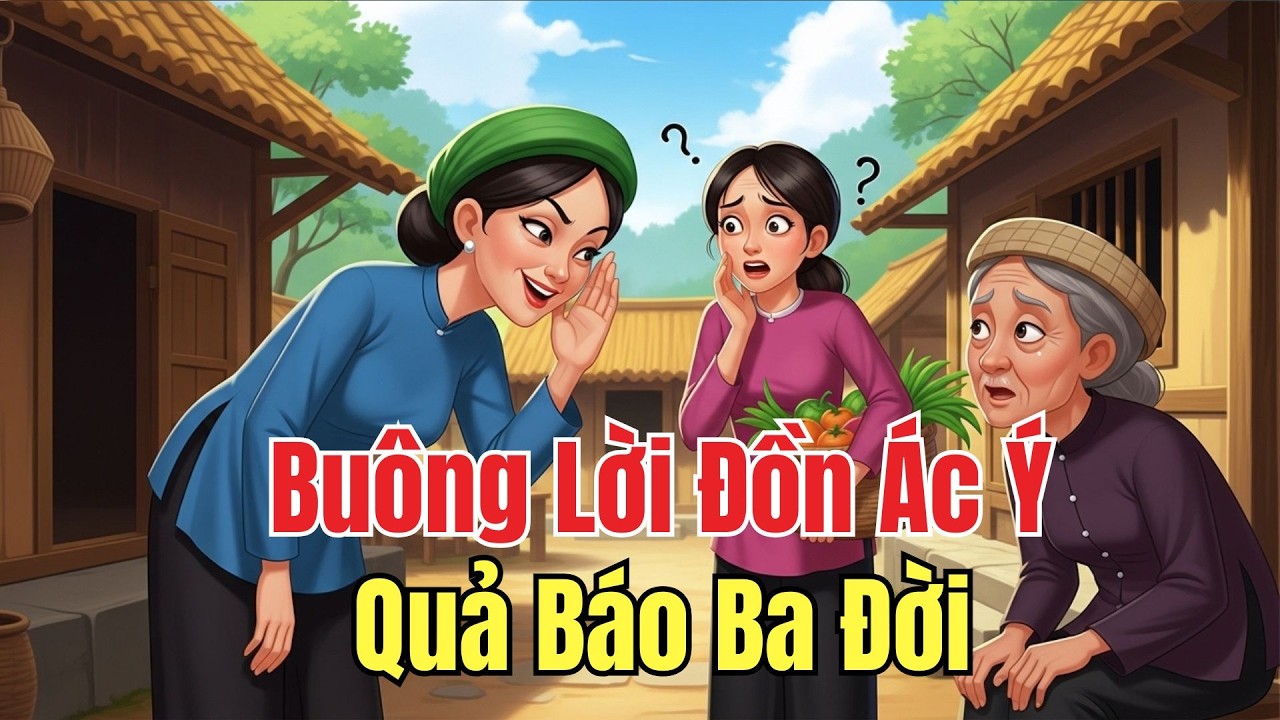 Chuyện Nhân Quả: Gieo Khẩu Nghiệp Buông Lời Đồn Ác Ý– Không Ngờ Quả Báo Đeo Bám 3 Đời