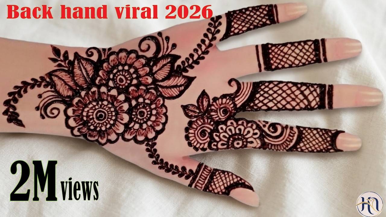 new back hand mehndi 2026 | back hand mehndi design simple | back hand mehndi design | Eid mehndi 