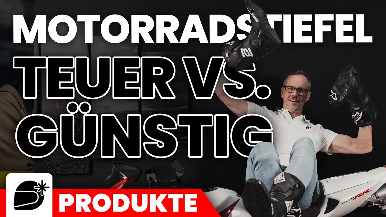 TEUER VS. GÜNSTIG - Motorradstiefel Alpinestars SMX-6 V2 vs. Bogotto Assen