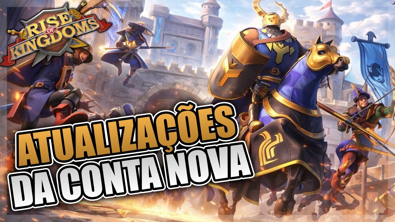 ATUALIZAÇÕES DA CONTA NOVA | TECNOLOGIA, PREFEITURA E COMANDANTES - RISE OF KINGDOMS