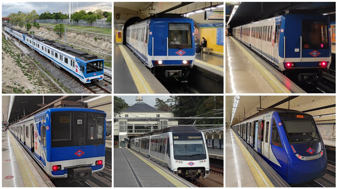Metro de Madrid: Circulaciones Marzo - Abril del 2022.