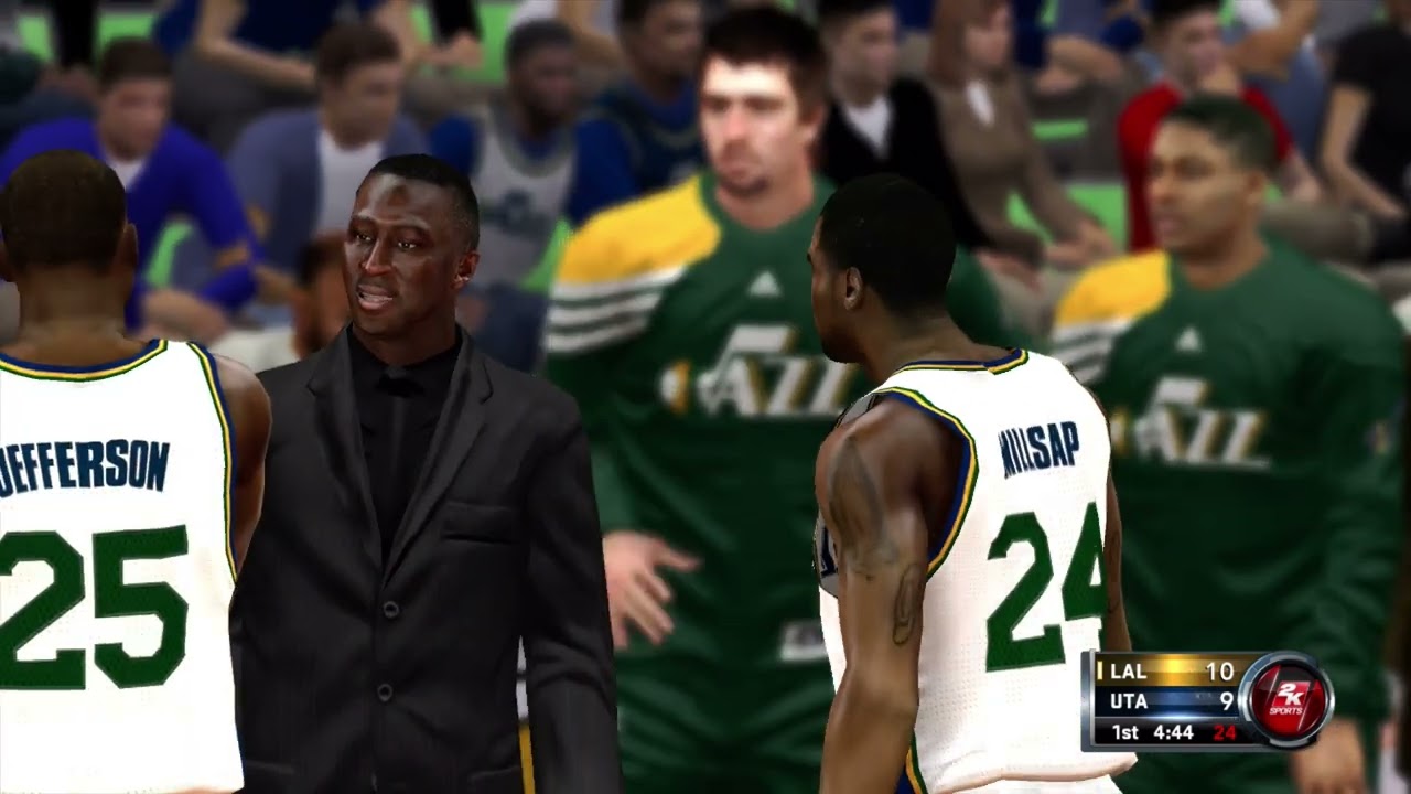 NBA 2K12 Gameplay - Los Angeles Lakers vs Utah Jazz
