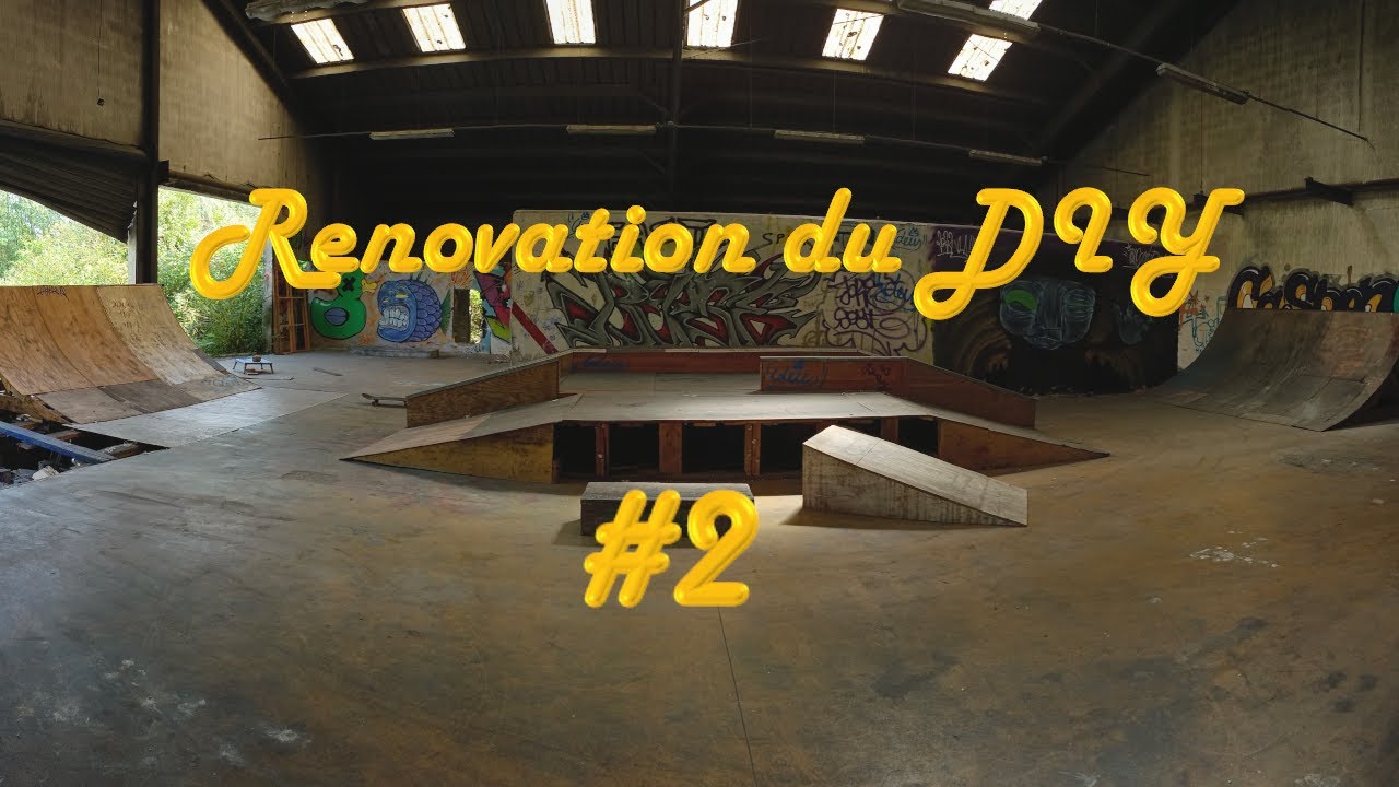 rénovation du diy skatepark partie 2
