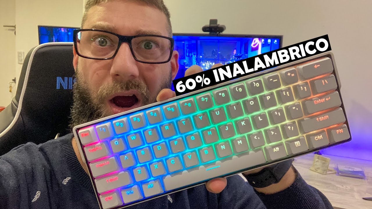 Es REAL??? Teclado MECANICO, 60%, RGB, INALAMBRICO | (KEMOVE 61)
