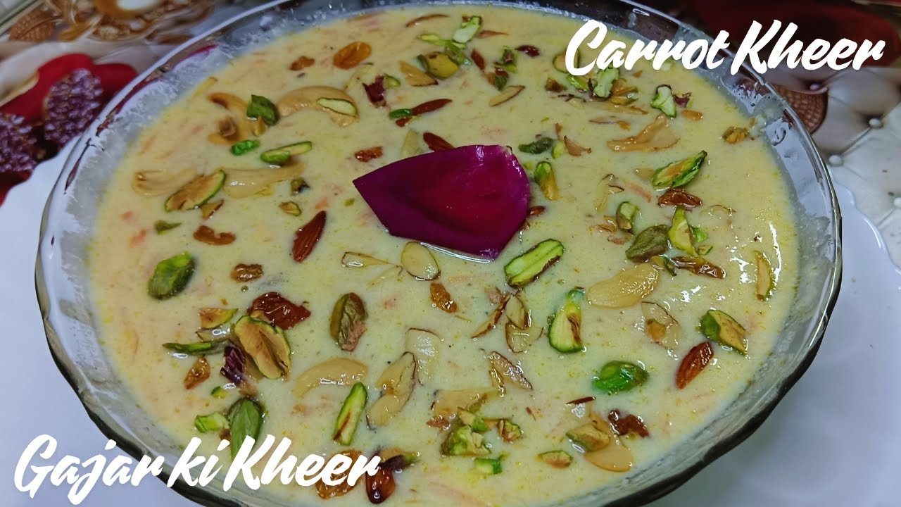 Gajar ki Kheer | Carrot Kheer | Ramzan Special Recipe | Mubeen Taj's Kitchen 