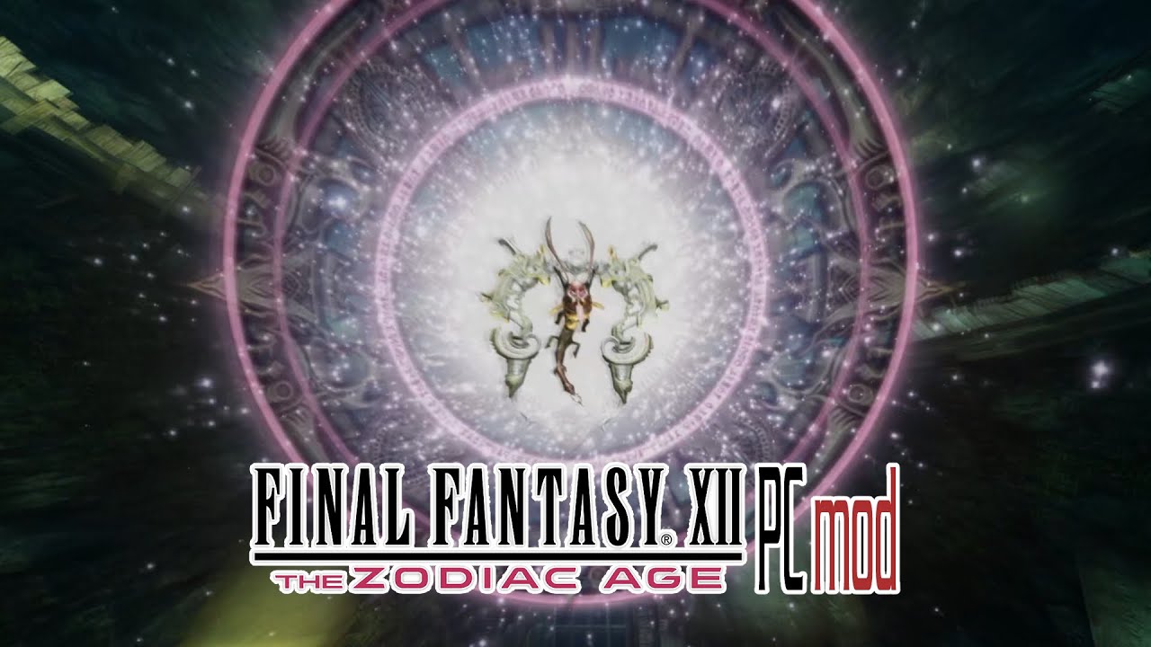 FINAL FANTASY XII THE ZODIAC AGE (PC mods) - Zodiark Boss Battle (Hidden Esper) (1080p)