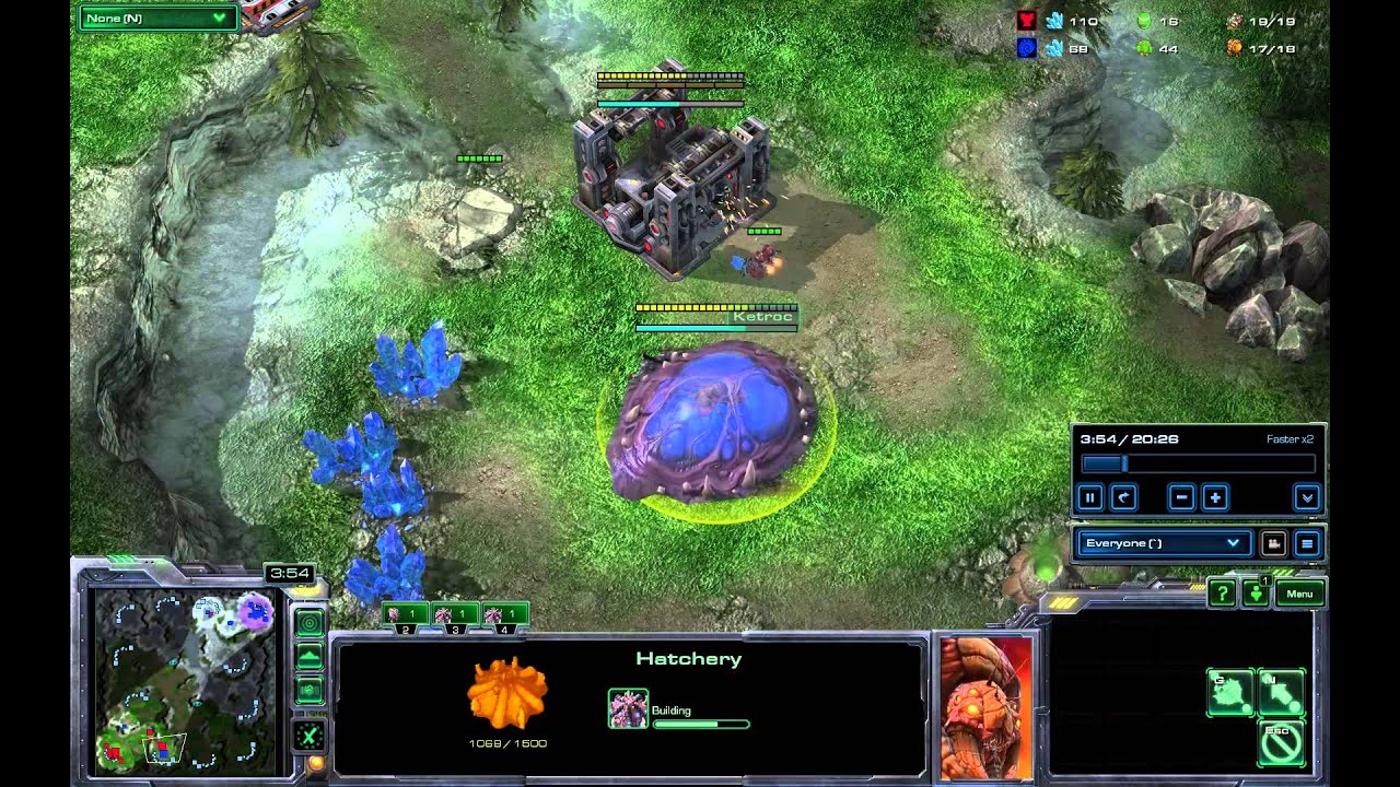 Facing Hatch Block - Starcraft 2 HotS