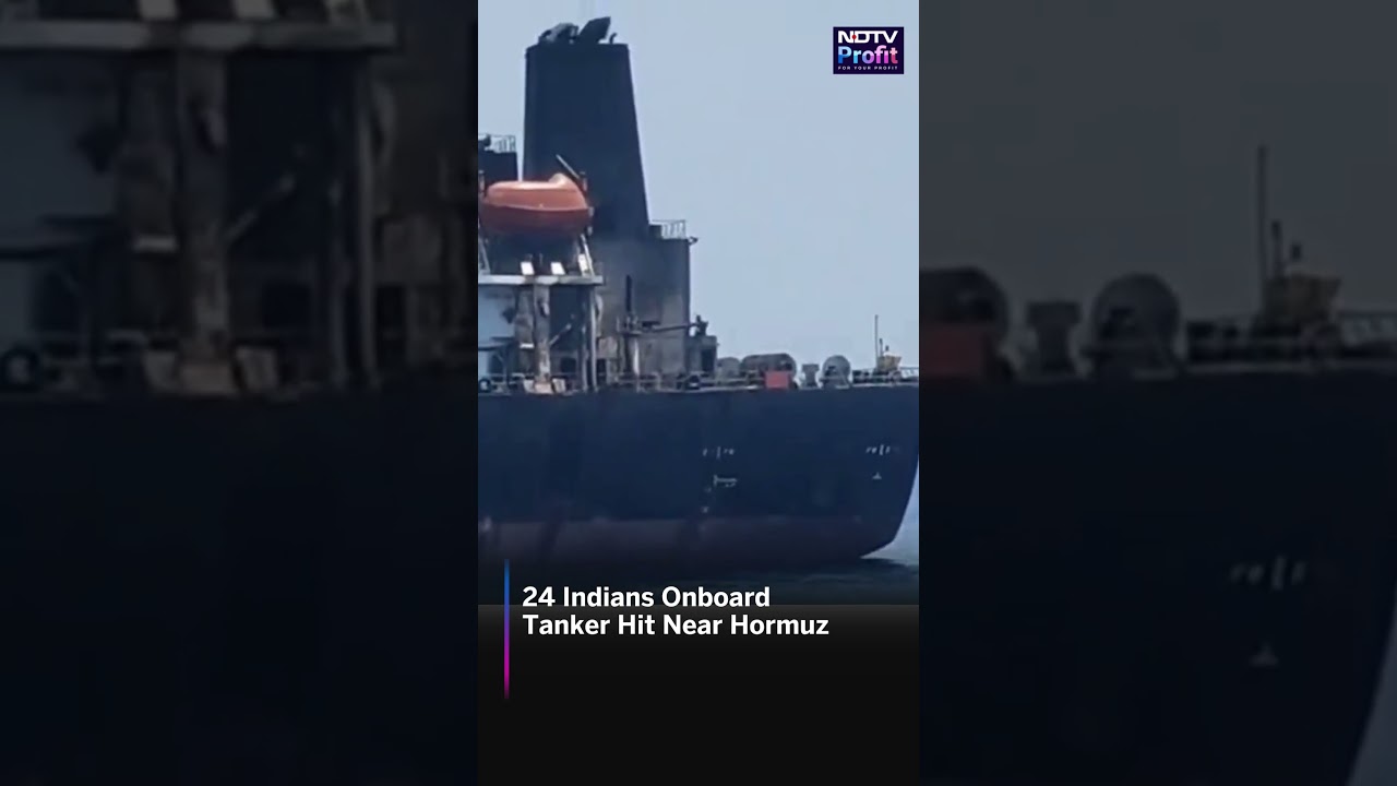 24 Indians Onboard Tanker Hit Near Hormuz #shorts