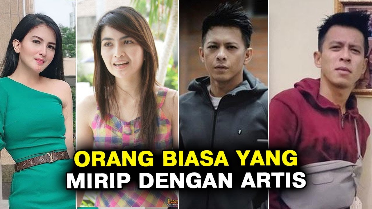 DERETAN ORANG BIASA YANG MIRIP ARTIS, BIKIN TAKJUB SEKALIGUS SALAH FOKUS | BERITA TERIKINI