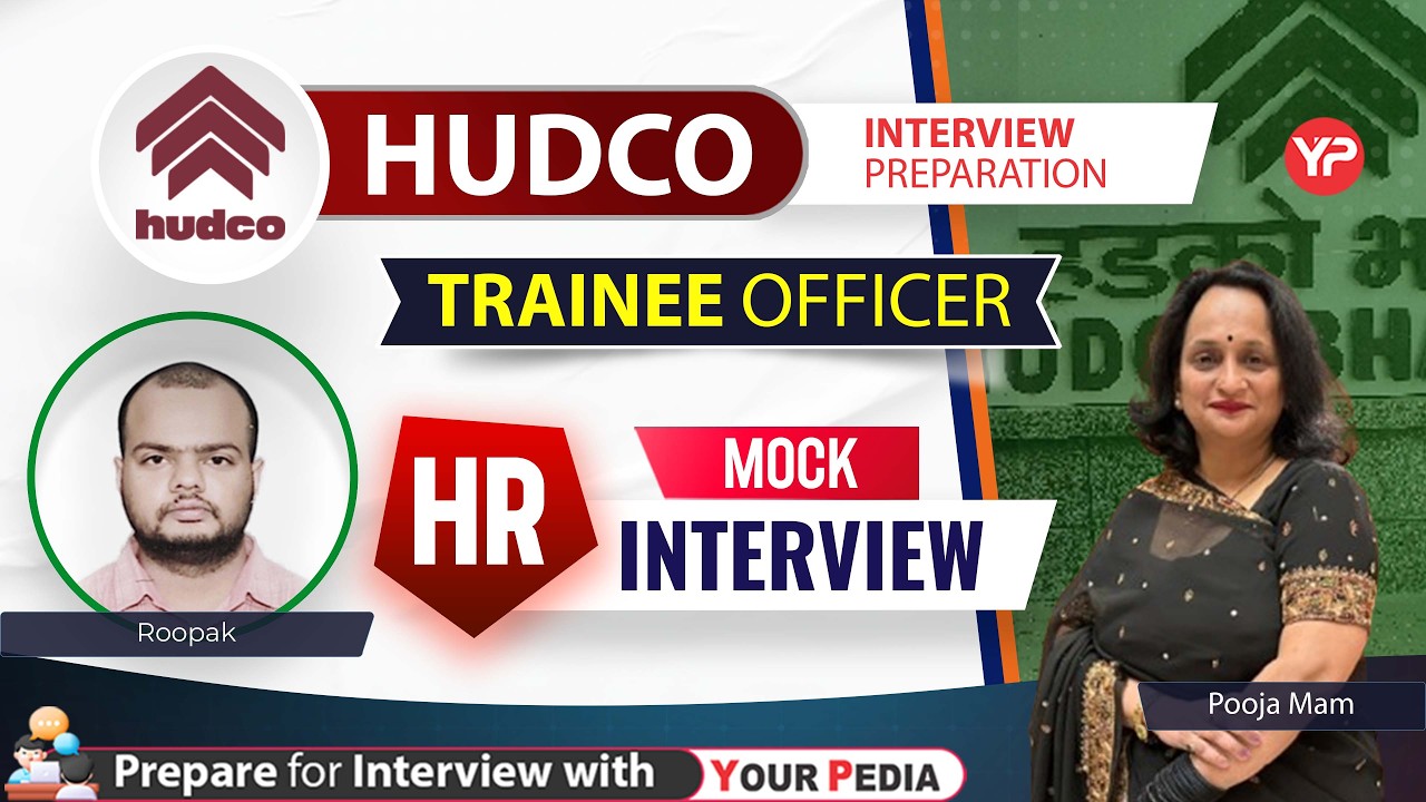HR Mock Interview for  HUDCO Trainee Officer (IT) | Start preparation with YourPedia