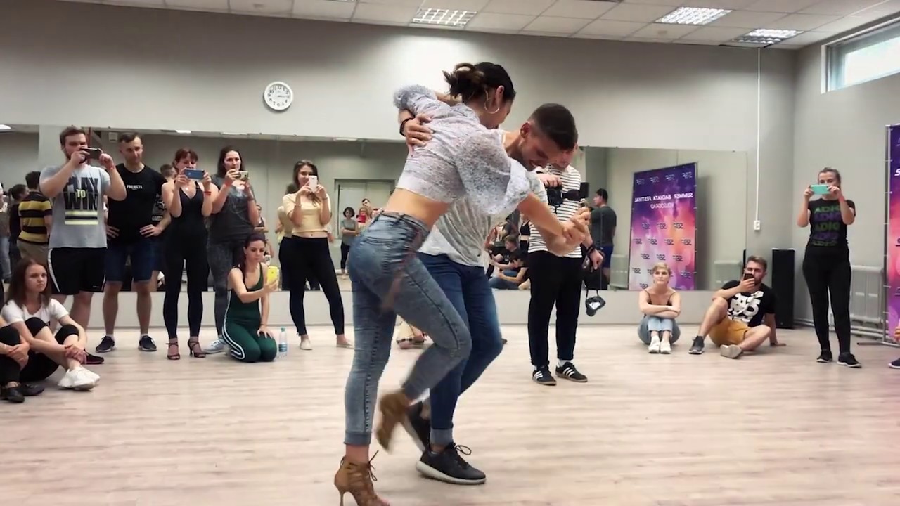 Bachata. Dima and Dilara. Workshop in Volgograd