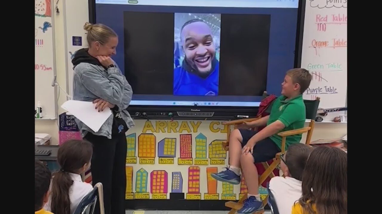 Third grade teacher in Miami goes viral on TikTok for using NFL to inspire students