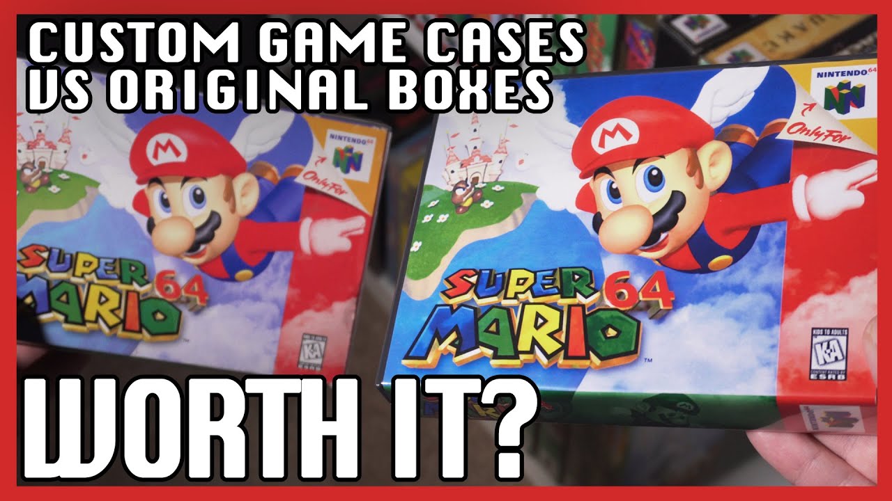 Custom Game Cases Vs Original Boxes! Is it Worth it????
