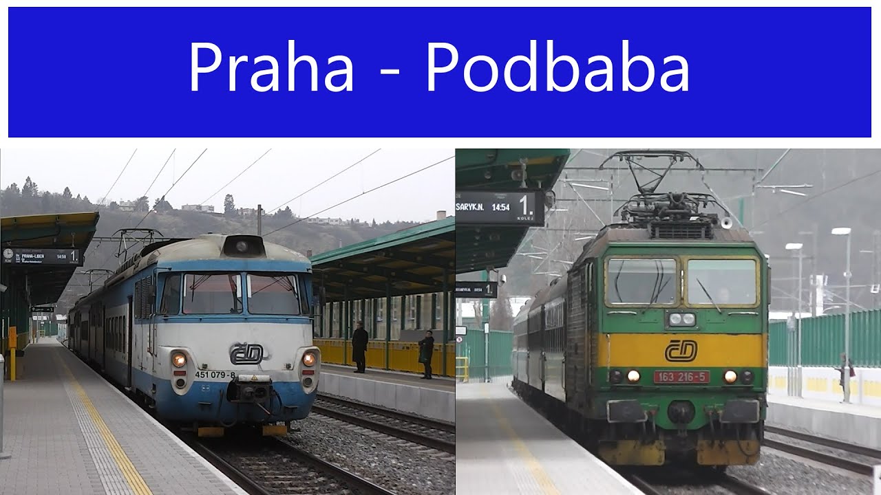 Vlaky Praha-Podbaba - 18.2.2015 / Czech Trains Praha-Podbaba