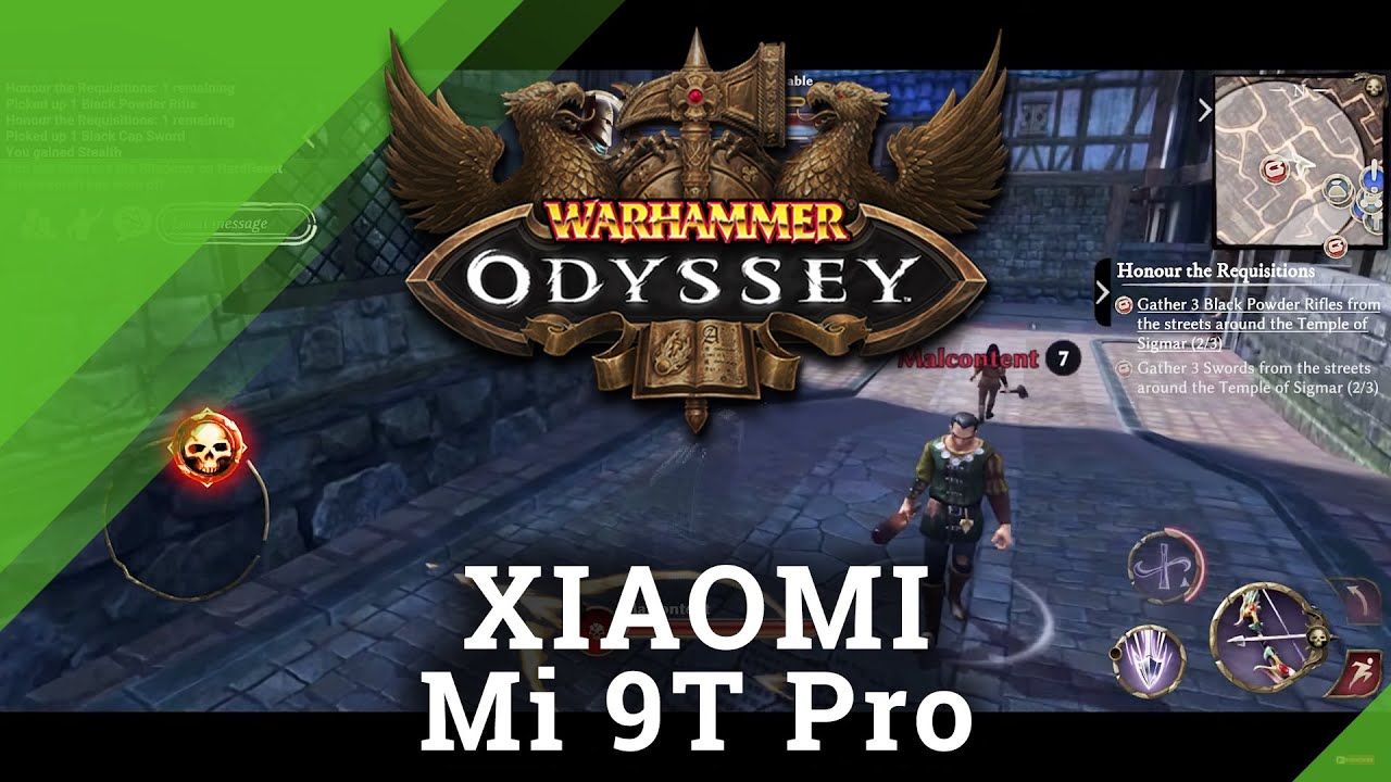 Warhammer Odyssey on Xiaomi Mi 9T Pro - Screen Recording Checkup
