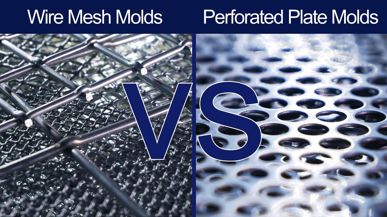 Molded Pulp Fiber Media | Wire Mesh vs Perforated Plate