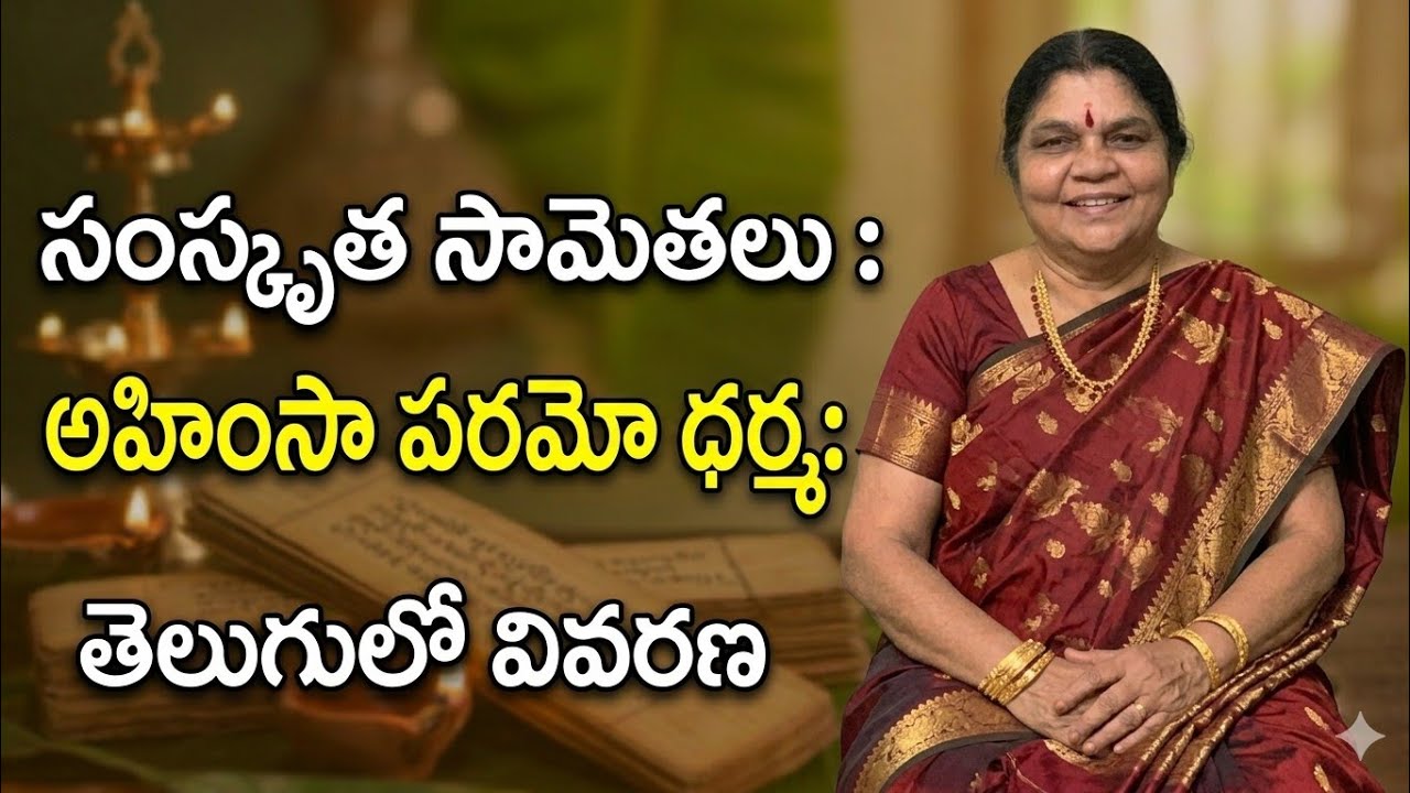 అహింస అంటే ఏమిటి? భీష్మ పితామహుడు ధర్మరాజుకు చెప్పిన పరమ రహస్యం! 🕊️