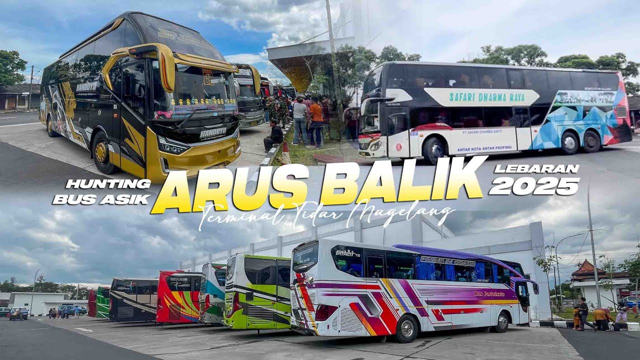 PUNCAK ARUS BALIK LEBARAN 2025 - Pantauan di Terminal Tidar Magelang