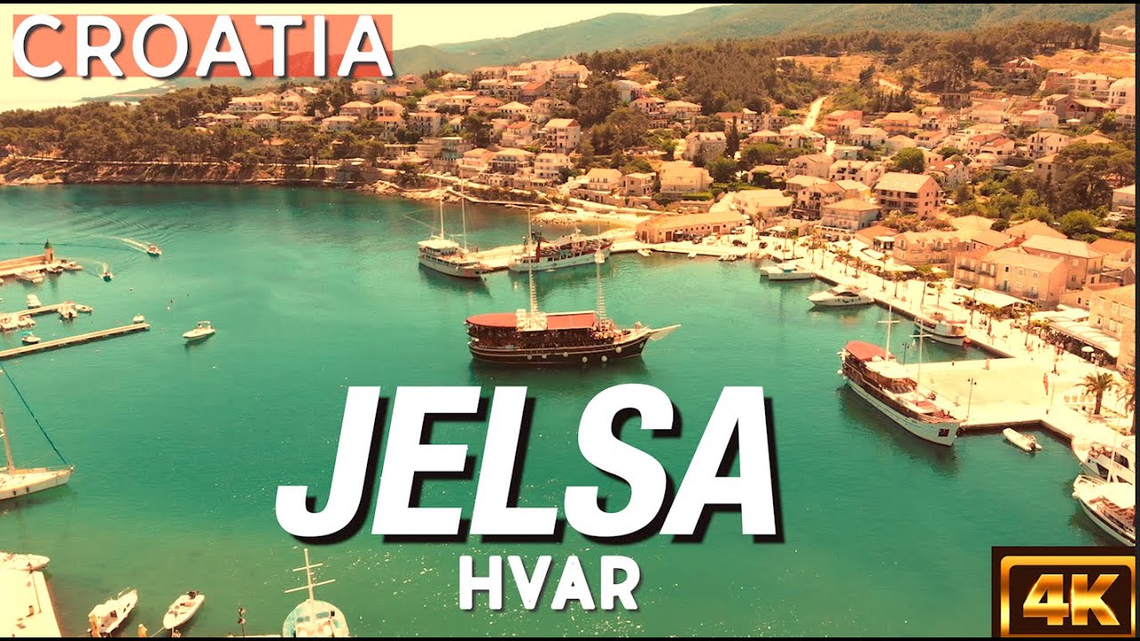 [4K] Jelsa Hvar Croatia 🇭🇷 | Walking Tour | June 2022