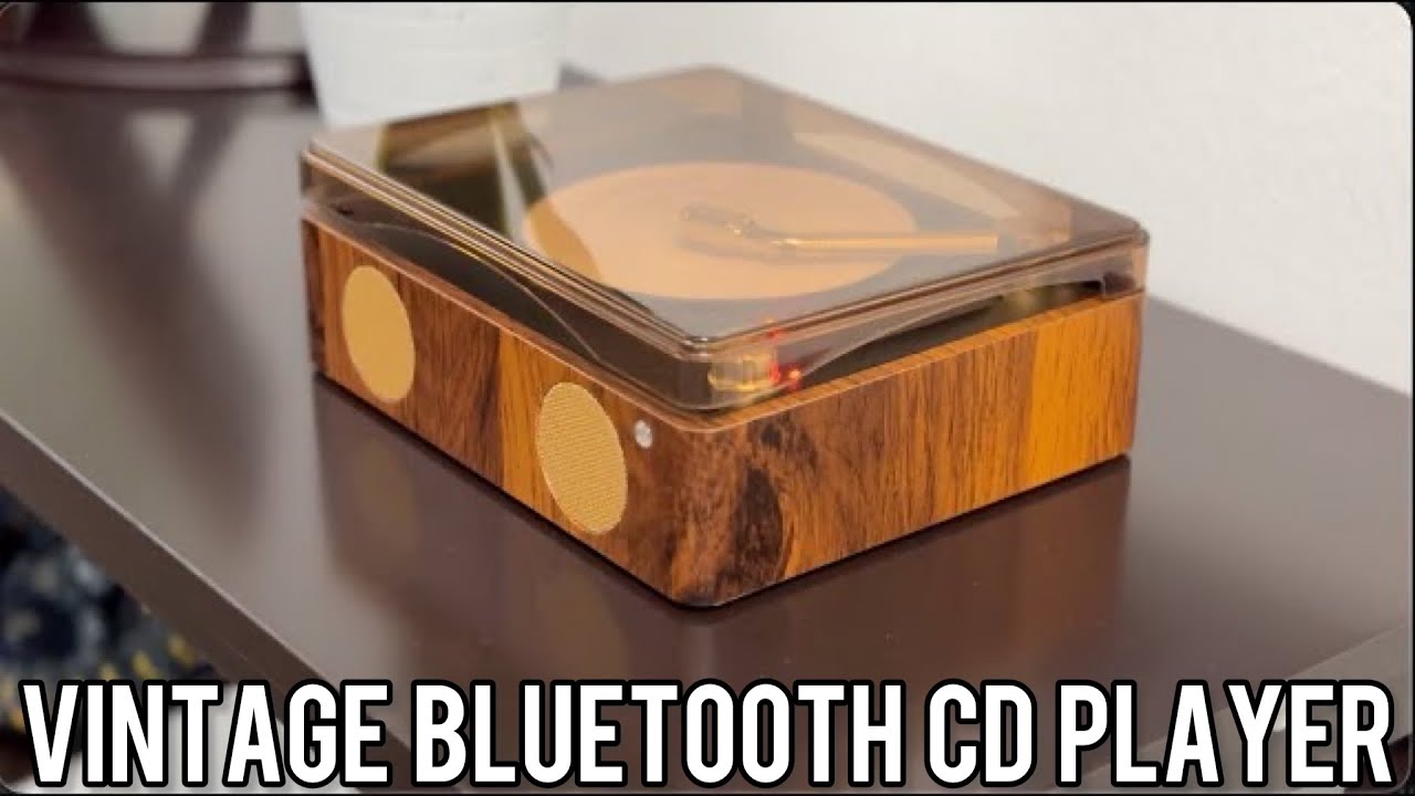 Винтажный Bluetooth-плеер с CD-плеером