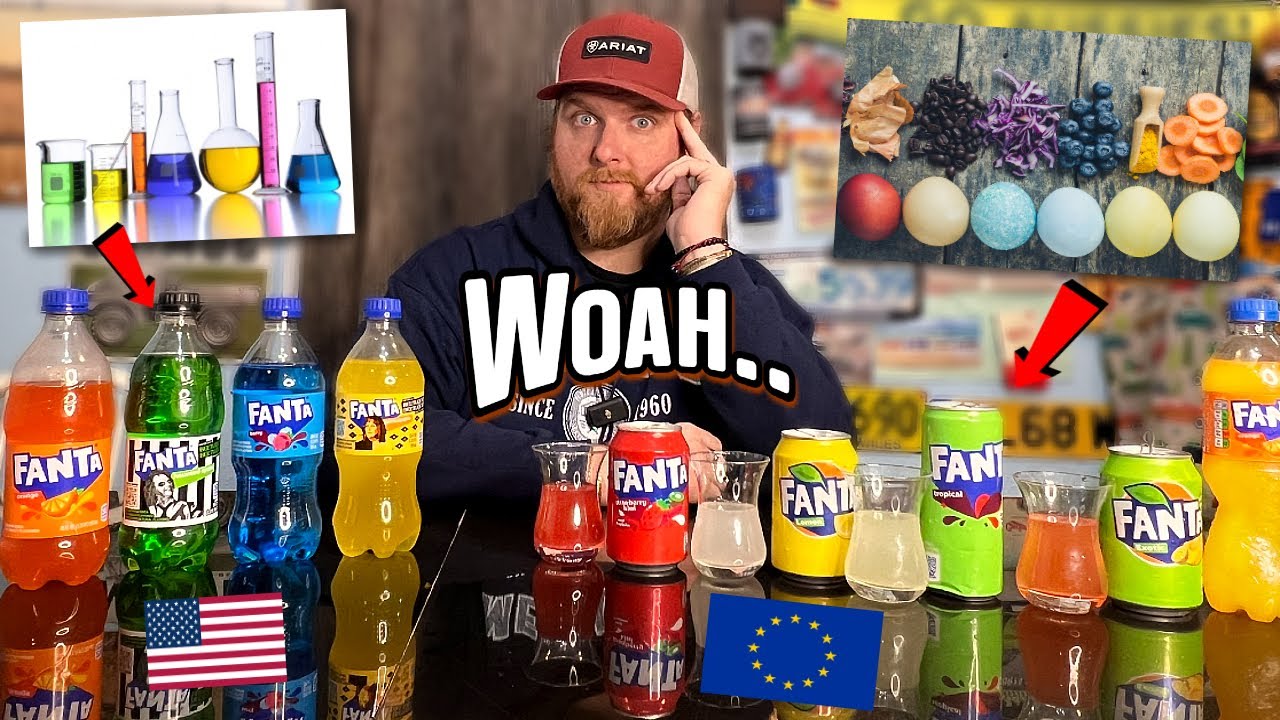 Сравнительный тест и вкус европейской и американской FANTA (часть 2) *УРА!
