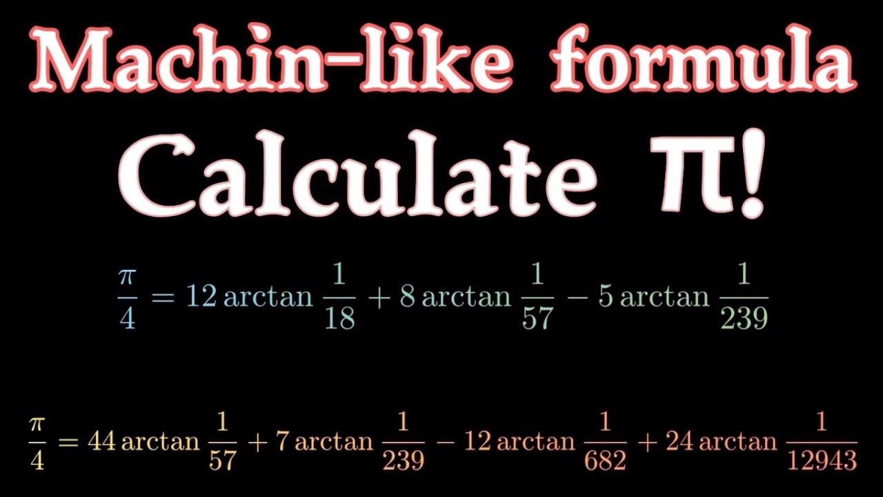 Machin-like Formulas: Learn How to Calculate π by Hand Like a Pro with Mio Hoshino!