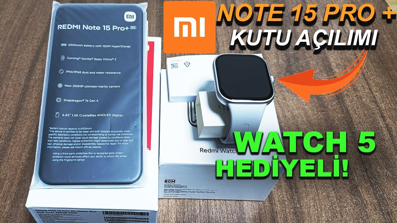 Redmi 15 Pro Plus Paket Açılışı | Watch 5 Sürprizi Var!