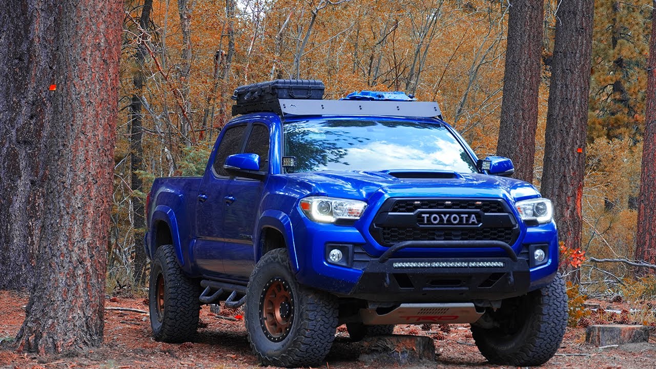 Easiest Overland trail - Skyline Dr - 2WD Tacoma Adventure | Big Bear CA