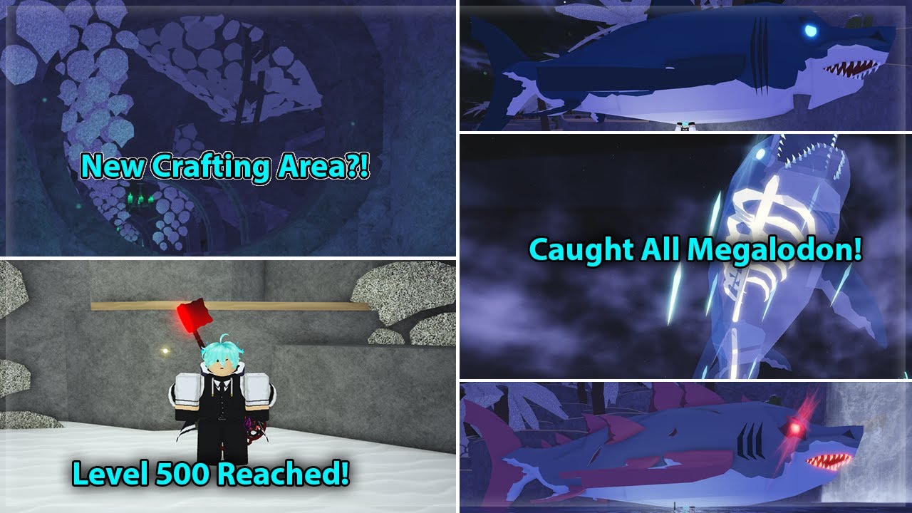 Unlocked No-Life Rod! Catching All 3 Megalodons in the Ancient Isle Update! - Fisch