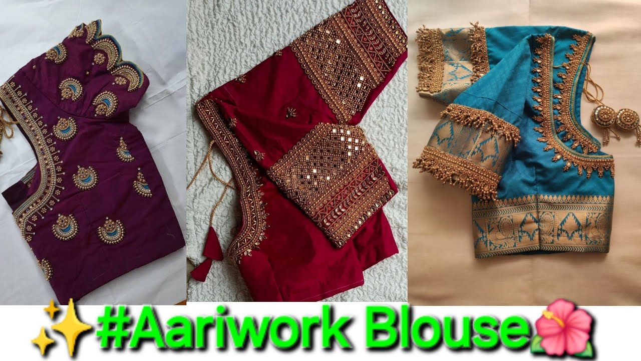 💯+2026 Trend Blouse Designs/ Aariwork Blouse/Embroidery Bridal Blouse/#trending #blouse #fashion