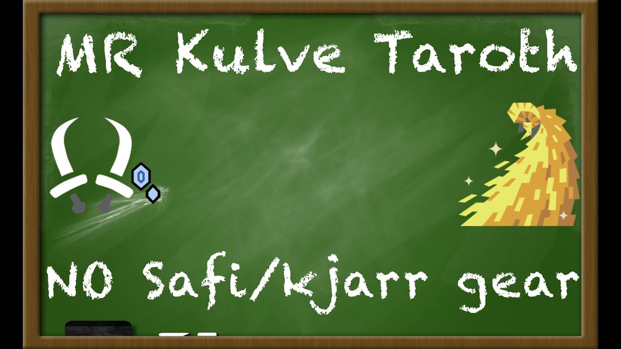 How to solo Master Rank Kulve Taroth with Dual Blades (NO safi armor)