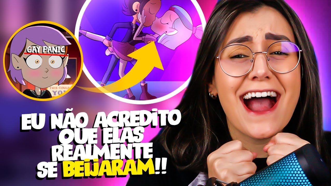 LUZ E AMITY FINALMENTE SE BEIJAM! - Reagindo a Casa da Coruja ( The Owl House)