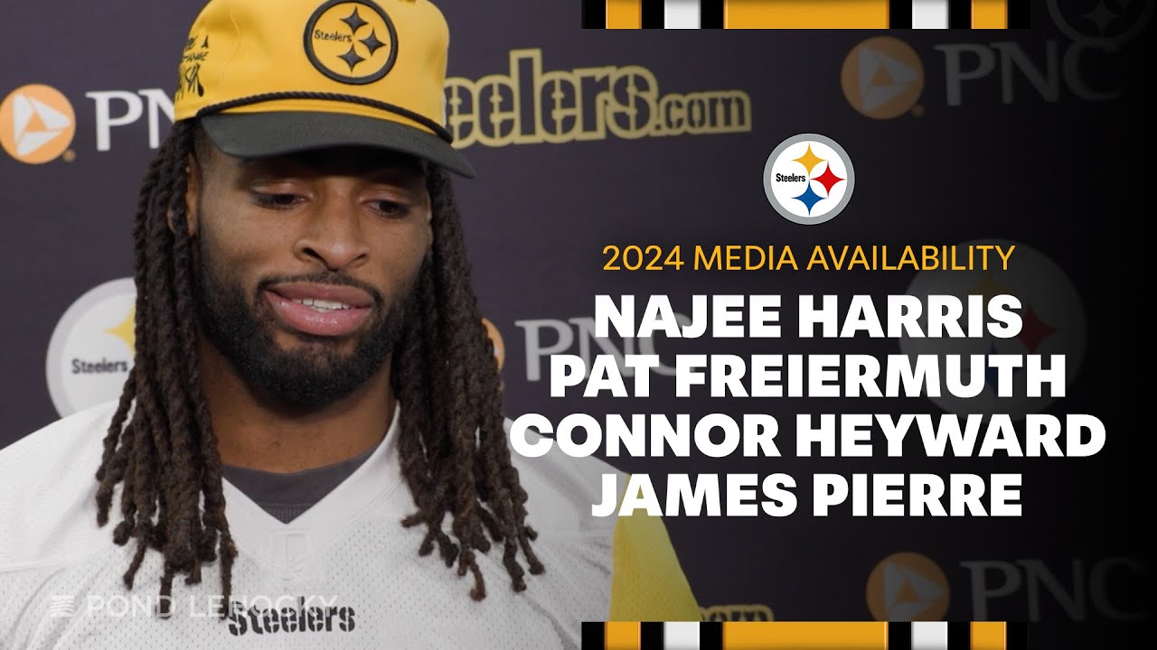 Harris, Freiermuth, Heyward, Pierre Media Availability (Dec. 18) | Pittsburgh Steelers