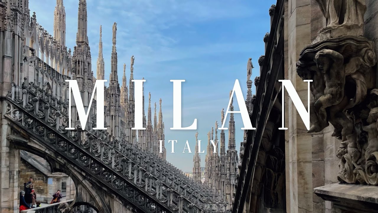ミラノ週末旅行🇮🇹#2［イタリア］ドゥオーモ大聖堂|201の階段登ってテラスまで！お洒落なブレラ地区|ナヴィリオ地区で蚤の市|シチリア料理ディナー|海外旅行