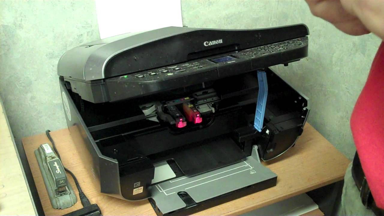 Ink Replacement - Canon MX700 All-In-One System - 1-26-2012 A.D.