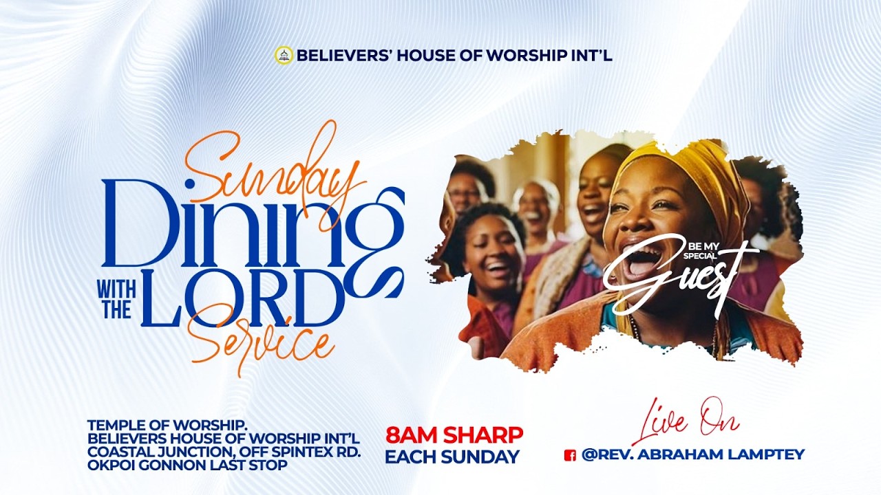 JOIN US : DINING WITH THE LORD SERVICE || SUNDAY SERVICE || 01-03-26 ||