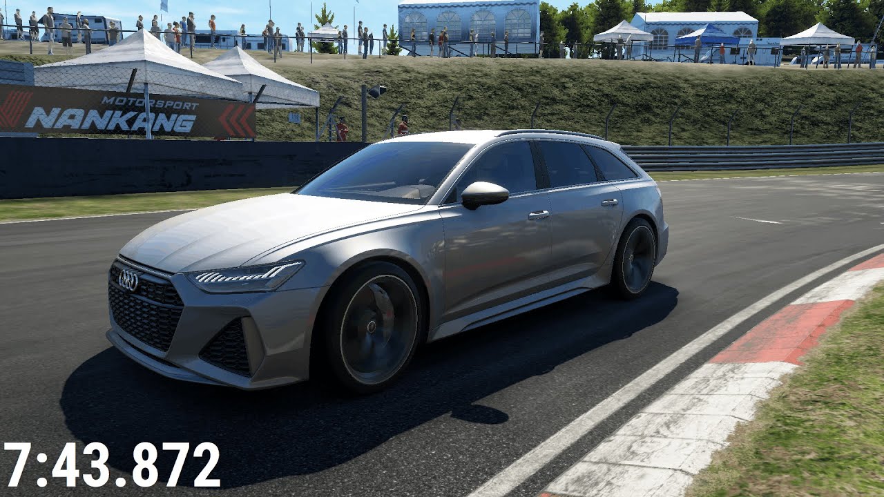 Audi RS6 Avant 2021 on Nürburgring Nordschleife | Assetto Corsa EVO 0.4
