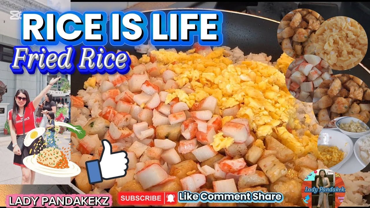 RICE IS LIFE SA ATING MGA PINOY | FRIED RICE ALA ANNING | LADY PANDAKEKZ #subscribe #shortvideo 
