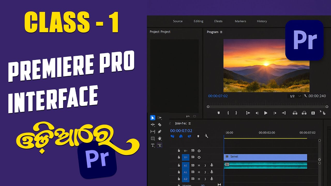 Premiere Pro Video Editing FREE COURSE in ODIA - CLASS - 1