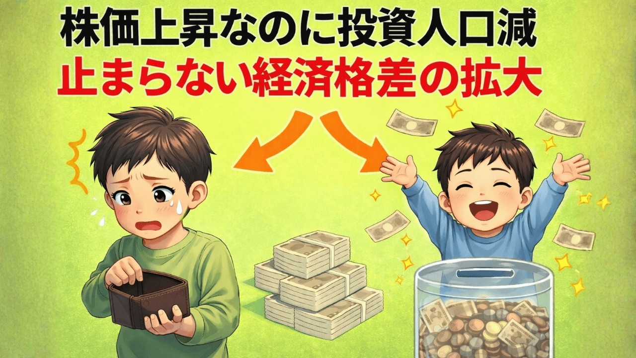 なぜ金持ちだけが潤うのか？加速する格差社会で、庶民が「逆転」するための唯一の資産防衛策。|静かに学ぶ日本経済