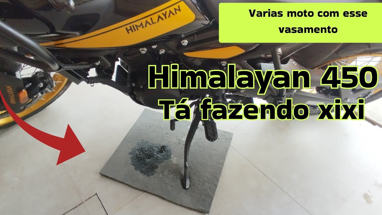 Himalayan 450 VAZAMENTO do líquido de arrefecimento , tá fazendo XIXI