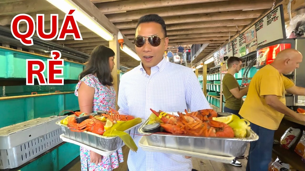 Không Ngờ Hải Sản Tại Bến Ở Mỹ Lại Rẻ Đến Như Vậy! Cảnh Đẹp, Đồ Ăn Ngon. 