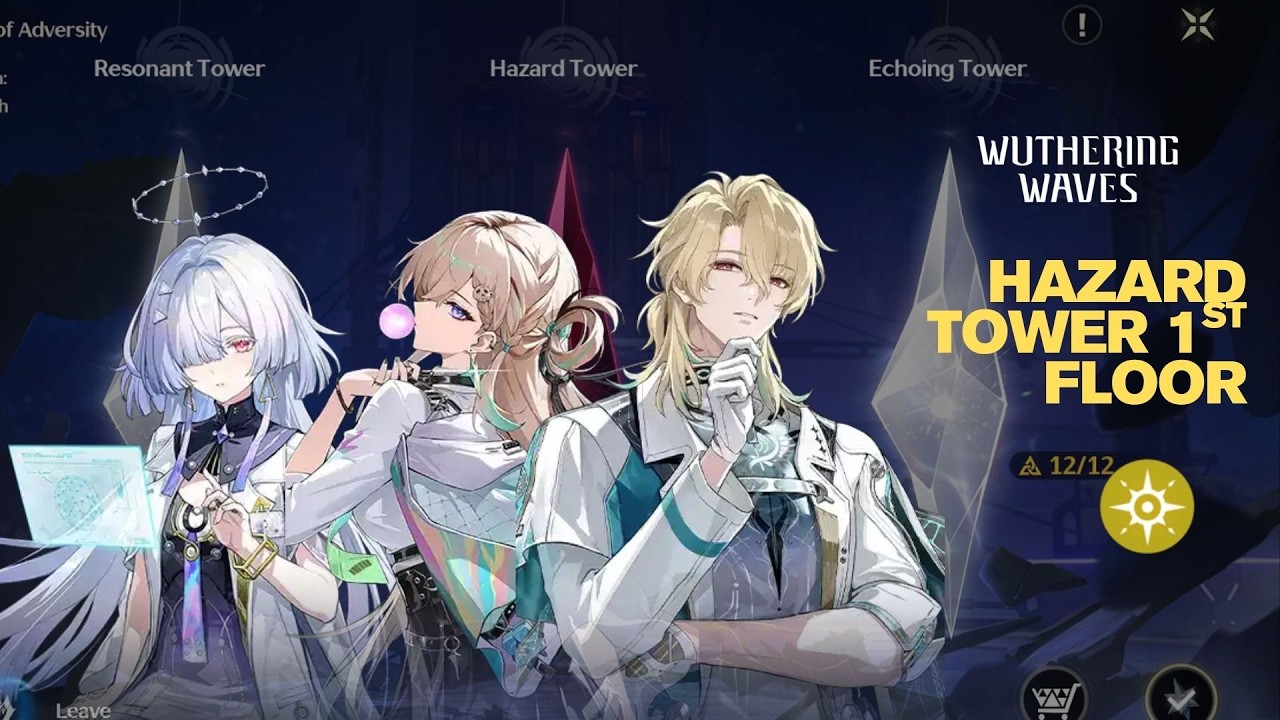 Wuthering Waves Tower of Adversity - Hazard Tower 1st Floor Run [LUUK COMPLETE] (March 2nd Update)