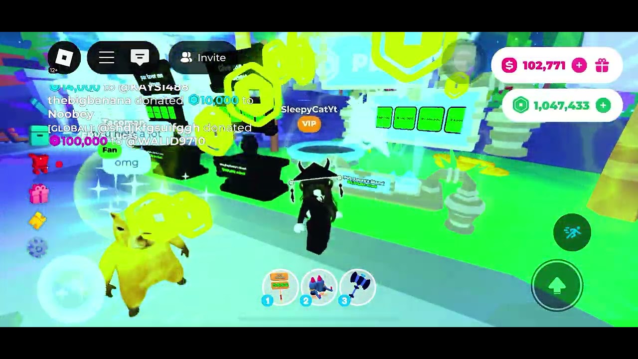 Playing Pls donate modded (and i got donate alot)